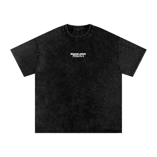 Snow Washed Baumwoll Oversized ROCKJAW® Athletics Tee